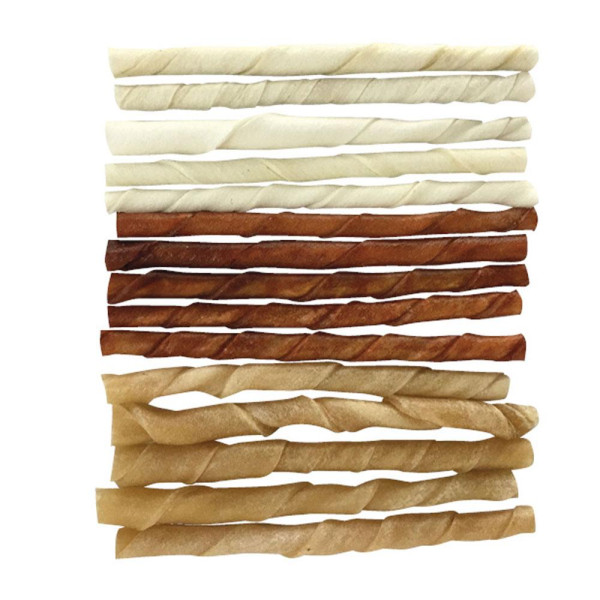 Лакомство для собак TETRAPET Baff, жилированный крученый сток, 7-8 мм/12 см, 6 г (мин. кратно 100 шт.) (цена за 1 шт.)