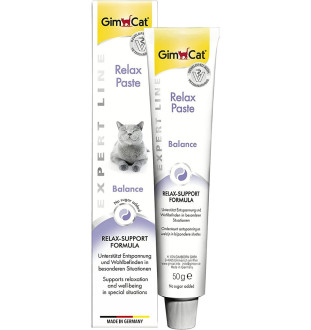 Паста Релакс Relax Paste Balance Expert LIne GimCat вітамінна із заспокійливою дією для котів, 50 гр