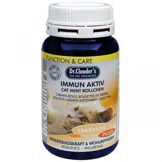 Dr.Clauder's Immun Active Cat Mint Rolls Др.Клаудерс Імун Актив Кет Мінт Ролс, для імунної системи, 100 гр
