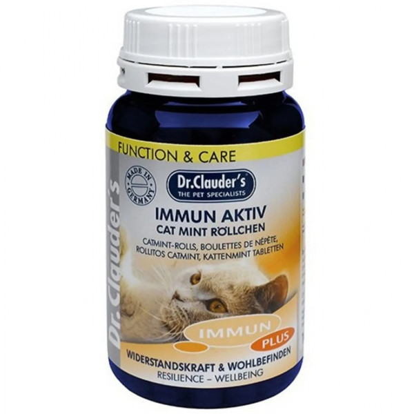 Dr.Clauder's Immun Active Cat Mint Rolls Др.Клаудерс Імун Актив Кет Мінт Ролс, для імунної системи, 100 гр