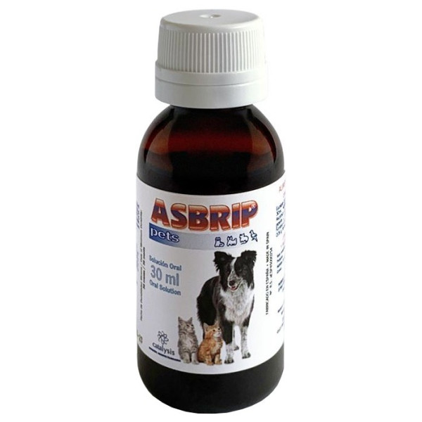 Асбріп Catalysis Asbrip вітамінний сироп у разі кашлю, ларингіту, афонії, фарингіту в собак і котів, 30 мл (2306202303)