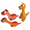 Іграшка для собак TETRAPET Toys Fun, латексний динозавр з пищалкою, 19,5-30,5 см