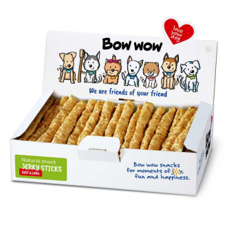 Ласощі  для собак "Bow wow" натуральні палички з легенями  box