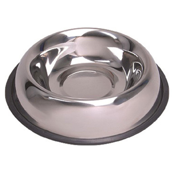 Миска TETRAPET з нержавіючої сталі на гумці, 1,8л /20 см