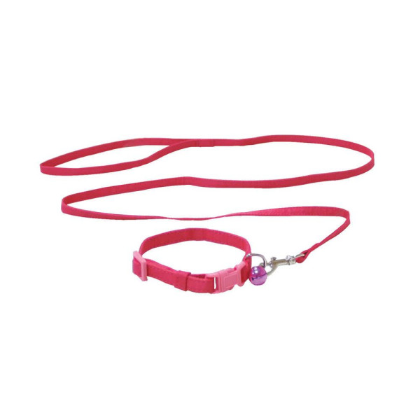 Набір нашийник + поводок CROCI MINI, 2 кольори, нейлон, 16-24х0,8см / 0,8х120см