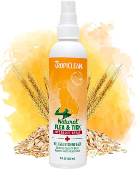 Спрей TropiClean Natural Flea & Tick Bite Relief Spray заспокійливий від бліх і кліщів для собак і котів, 236 мл (320420)