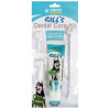 Набір Croci Gill's для чищення зубів у собак (зубна паста м'ятна 100 мл + 3 щітки) (C3052374)