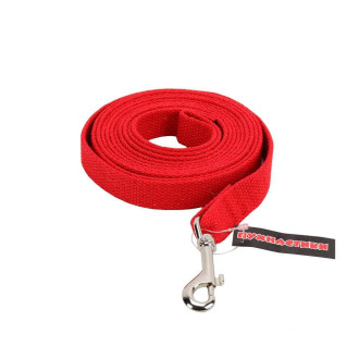 Повідець брезентовий "Пухнастики" червоний 20 мм/3 м