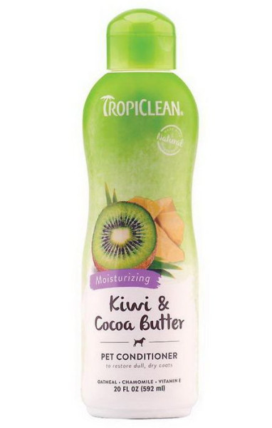 Кондиціонер Тропіклін Ківі та Олія Какао Tropiclean Conditioner Kiwi &amp; Cocoa Butter зволожуючий для собак та котів, 355 мл (202511)