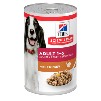 Хілс Hill's SP Canine Adult Turkey консервований корм з індичкою для собак віком від 1 до 6 років, 370 гр (607097)