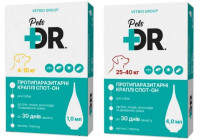 Краплі Dr.Pets Доктор Петс від бліх, кліщів для собак