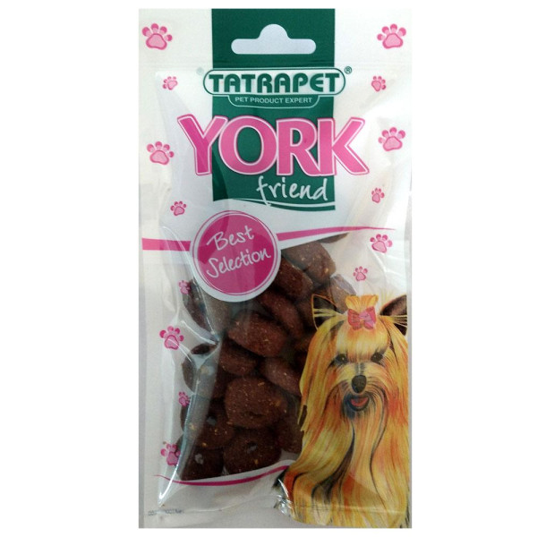 Ласощі для собак TETRAPET York, кільця з яловичиною, 70 г