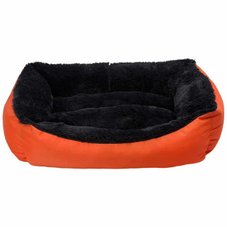 Лежак для тварини MILORD JELLYBEAN ,прямокутний (помаран/чорний) 78*60*22 см, 25 кг L