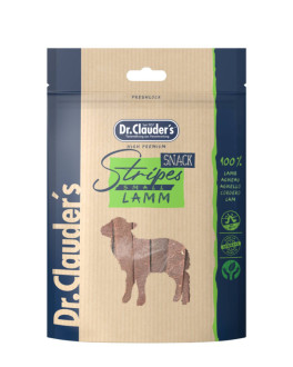 Заохочувальні тренувальні ласощі Dr.Clauder's Stripes Snack Lamb Small стрипси з ягняти для собак, 80 гр