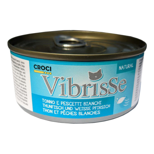 Конс. для котів CROCI VIBRISSE, тунець/біла риба, 140 г