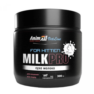 AnimAll VetLine АнімАлл ВетЛайн Milk Pro For Kitten сухе молоко для кошенят усіх порід від народження, 300 гр