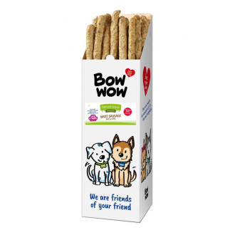 Ласощі  для собак "Bow wow" 53-58 см 175 гр, натуральні ковбаски з легенями