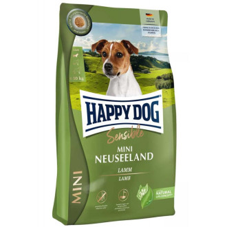 Happy Dog Sensible Mini Neuseeland Lamb беззлаковий сухий корм з ягням і рисом для собак малих порід, 10 кг (61226)