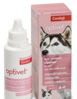 Кандіолі Оптівет Candioli Оptivet засіб для чищення області навколо очей у собак і кішок, 50 мл