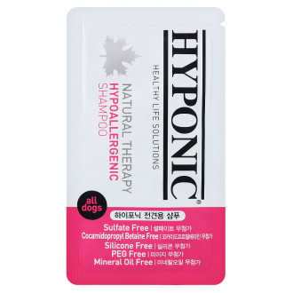 Hyponic Hypoallergenic, гіпоалергенний шампунь з олією соняшника,жожоба та екстрактом зеленого чаю, д/собак, 10 мл.