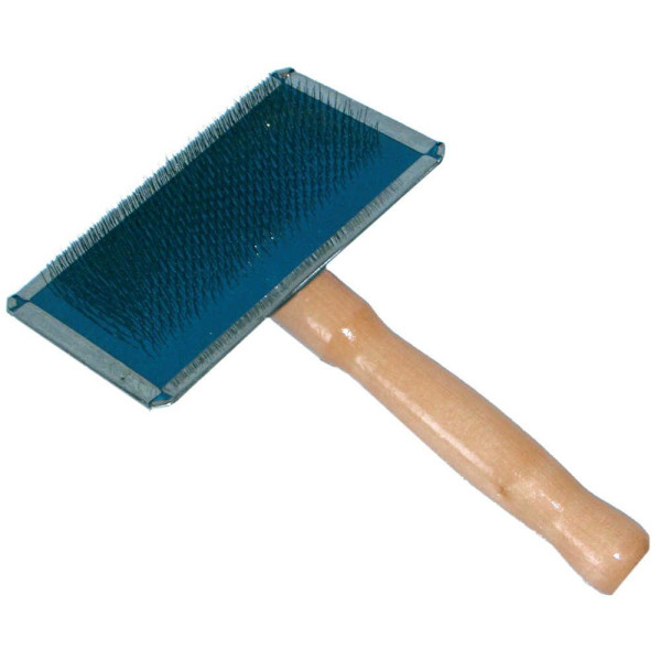 Пуходерка CROCI з дерев'яною ручкою, міні, 6х4,5 см