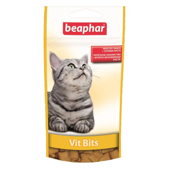 Віт Бітс Vit Bits Beaphar ласощі для котів з вітамінною пастою, 75 подушечок (12625)
