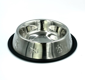 Миска нековзна з тисненням ТМ "LUCKY STAR", 20см, 950 мл/48