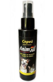 Спрей гігієнічний Анімалл AnimAll Expert Choice Ear Clear догляд за вухами котів і собак, 100 мл