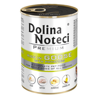 Корм конс.Dolina Noteci Premium  для собак з гускою та картоплею, 400 гр