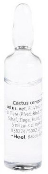 Кактус Композитум Хеель Cactus Compositum Heel засіб для серцево-судинної системи, 1 ампула 5 мл