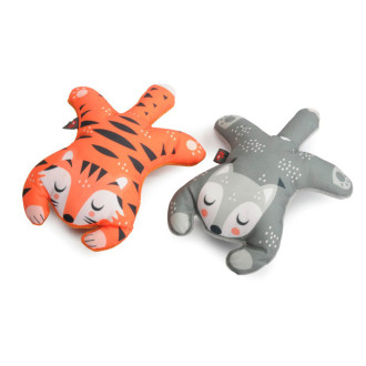 Іграшка для собак CAMON тигреня та вовчок плюшеві з пищалкою, 23 см