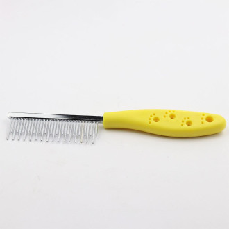 Гребінець для собак, різний зуб "Пухнастики" 2,9*18,5 см