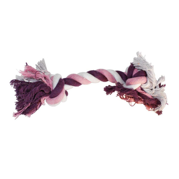 Іграшка для собак CROCI канат грейфер з вузлами, фіолетовий, 30 см