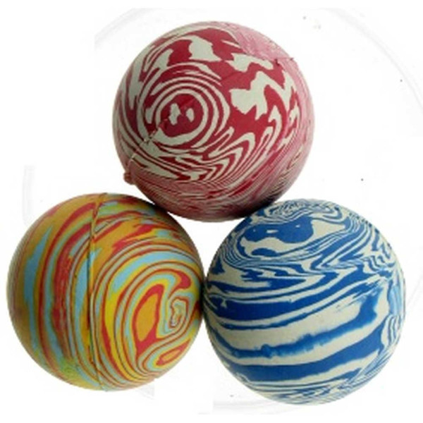 Іграшка для собак TETRAPET Dental Gum, м'ячик гумовий, різнокольоровий, 5,7 см