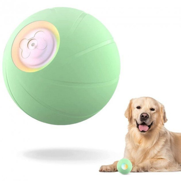 Cheerble Wicked Green Ball PE інтерактивний зелений м'яч, іграшка для собак середніх і великих порід (С0722)