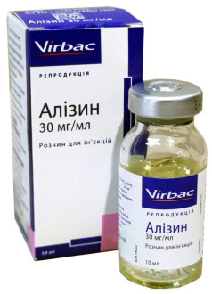 Алізин Virbac Alizin екстрене переривання вагітності, лікування піометри у собак і кішок, 10 мл