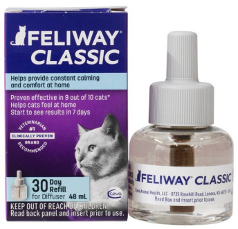 Фелівей Kласик Ceva Feliway Classic антистрес феромон для котів і кішок, змінний блок, 48 мл