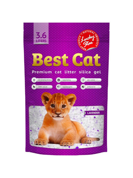 Силікагелевий наповнювач Best Cat Purple Lawender 3.6л/10