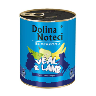 Консерва Dolina Noteci Superfood для cобак з телятиною та бараниною,800 гр
