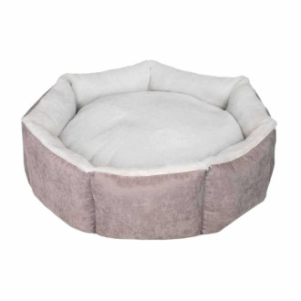 Лежак для тварини MILORD CUPCAKE ,круглий (сірий) 98 см, 35кг XL