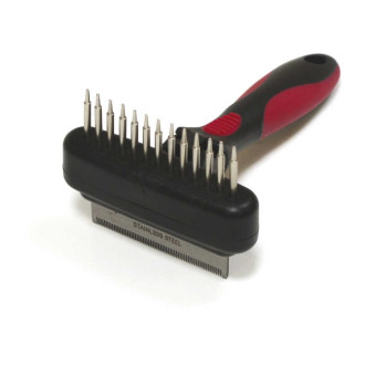 Фурминатор CROCI 2 в 1, граблі та фурмінатор, 8,5x16 см