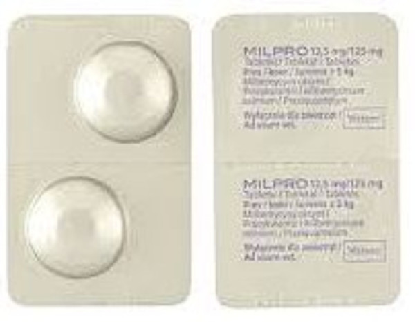 Мілпро Virbac Мilpro таблетки від глистів для собак вагою від 5 до 25 кг, 4 таблетки