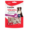 Ласощі для собак CAMON м'ясні сендвіч з качкою та тріскою, 80 гр, 3*0,5 см