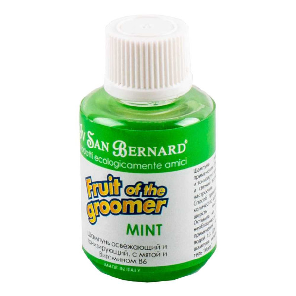 Шампунь М'ята Iv San Bernard Fruit of the Groomer Mint Shampoo з вітаміном В6 для собак та котів, 30 мл