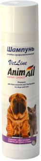 Анімал Animall Vetline шампунь з хлоргексидином і кетоконазолом для собак і кішок, 250 мл