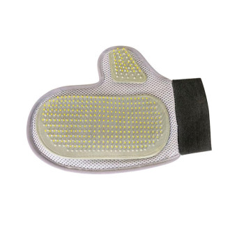 Рукавичка CAMON з тонкими зубчиками на сітці для вичісування та масажу собак, 1 шт