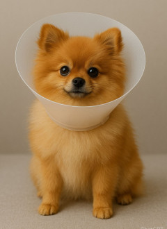 Комір захисний Quick швидка система, висота 12,5 см, для собак