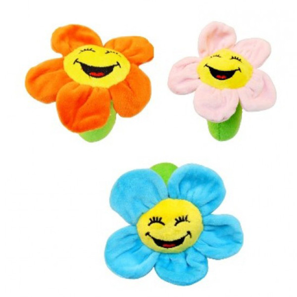 Іграшка для собак TETRAPET Expert, плюшева квітка, 11 см