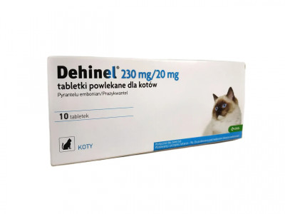 Дехінел Dehinel  для котів проти кишкових гельмінтів, 1 таблетка
