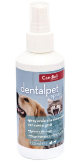 Кандіолі Дентал Пет Спрей Candioli Dental Pet Spray по догляду за ротовою порожниною собак і кішок, 125 мл